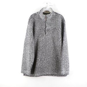 Vintage Streetwear Half Zip Fleece Sweater